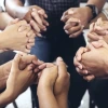 Holding hands